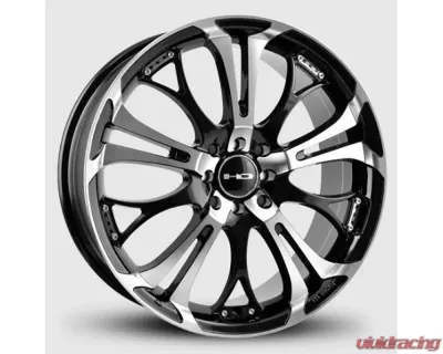 HD Spinout Wheel 22x8.5 5x114.3|5x120 42mm Gloss Black Machined Face - SO22856442BK