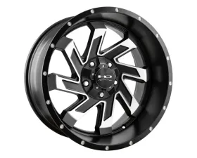 HD Off-Road SAW Wheel 20x10 5x127|5x139.7 -25mm Satin Black Machined Face