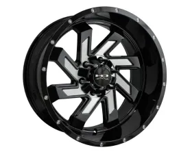 HD Off-Road SAW Wheel 20x10 6x135|6x139.7 -25mm Gloss Black Milled Face