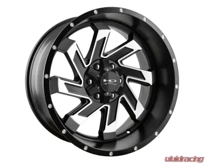 HD Off-Road SAW Wheel 20x10 6x135|6x139.7 -25mm Satin Black Machined Face - SA201066-25SBM