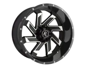HD Off-Road SAW Wheel 22x10 6x135|6x139.7 -10mm Gloss Black Milled Face