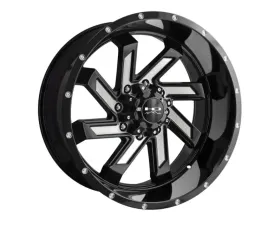HD Off-Road SAW Wheel 22x10 8x180 -10mm Gloss Black Milled Face