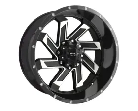 HD Off-Road SAW Wheel 22x10 8x180 -10mm Gloss Black Milled Face