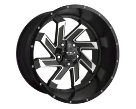 HD Off-Road SAW Wheel 22x12 5x127|5x139.7 -25mm Satin Black Machined Face