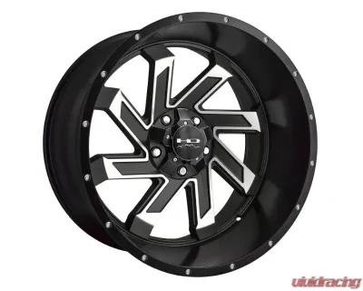 HD Off-Road SAW Wheel 22x12 5x127|5x139.7 -25mm Satin Black Machined Face - SA221256-44SBM