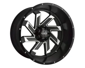 HD Off-Road SAW Wheel 22x12 6x135|6x139.7 -44mm Satin Black Machined Face