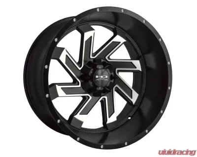 HD Off-Road SAW Wheel 22x12 6x135|6x139.7 -44mm Satin Black Machined Face - SA221266-44SBM