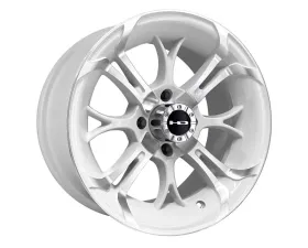 HD Golf Spinout Wheel 14x7 4x115 0mm Gloss White Machined Face