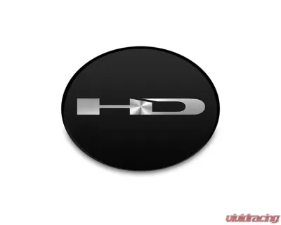 HD Golf Black Flat Profile Center Cap Logo (44.5mm) - HD-MBK
