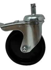 Zendex G567R Locking Industrial Swivel Caster w/ 4" OD x 1                                     - 567-8L - Image 2