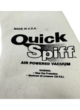 Zendex QuickSpiff Vacuum Bag Zipper                                     - QS-12Z - Image 2