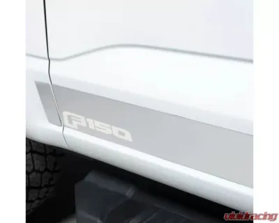 Putco Reg Cab 6.5ft Short Box Stainless Steel Rocker Panels 4.25in Tall 10pcs Ford F-150 2021 - 9751469