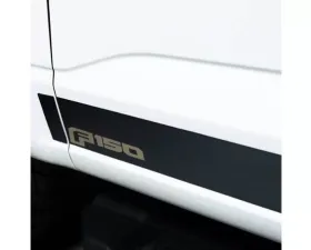 Putco Reg Cab 6.5ft Short Box Black Platinum Rocker Panels 4.25in Tall 10pcs Ford F-150 2021