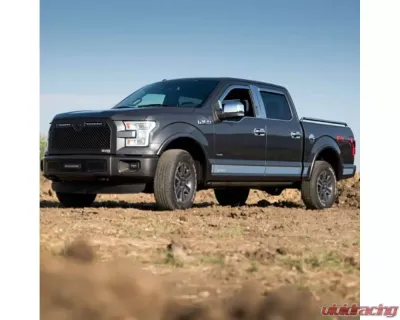 Putco Reg Cab 6.5ft Short Box Ford Licensed SS Rocker Panels 4.25in Tall 10pcs Ford F-150 2021 - 9751469FD