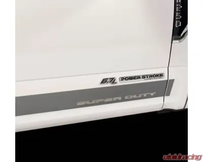 Putco Reg Cab 6.5ft Short Box Stainless Steel Rocker Panels 4.25in Tall 10pcs Ford F-150 2021 - 9751469