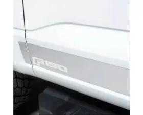 Putco Reg Cab 8ft Long Box Ford Licensed SS Rocker Panels 4.25in Tall 10pcs Ford F-150 2021