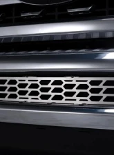 Putco Bumper Hex Shield Design Polished Stainless Steel Grille Inserts Ford Super Duty 2023-2025                                     - 82172 - Image 3