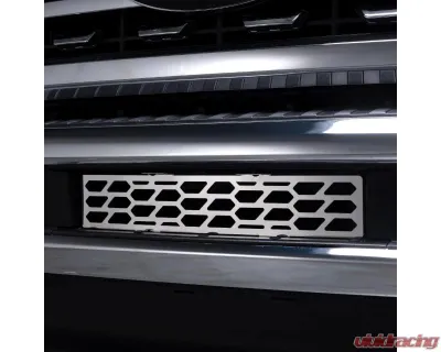 Putco Bumper Hex Shield Design Polished Stainless Steel Grille Inserts Ford Super Duty 2023-2025 - 82172