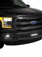 Putco Bumper Hex Shield Design Black Powdered Coated Grille Inserts Ford Super Duty 2023-2025                                     - 83172 - Image 4