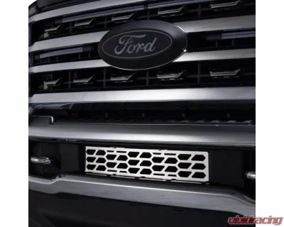 Putco Bumper Punch Design Polished Stainless Steel Grille Inserts Ford Super Duty 2023-2025 - 85172