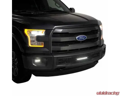 Putco Bumper Punch Design Polished Stainless Steel Grille Inserts Ford Super Duty 2023-2025 - 85172