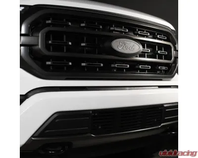 Putco Bumper Punch Design Black Powdercoated Grille Inserts Ford Super Duty 2023-2025 - 88172