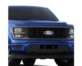 Putco Luminix White Oval LED Grille Emblem With Camera Cutout (No Spray Washer) Ford F-150 XLT | Lariat | King Ranch | Platinum 2024