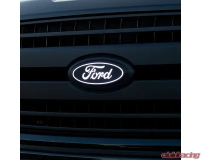 Putco Luminix White Oval LED Grille Emblem w/o Camera & Washer Ford F-150 XL | STX 2024 - 92608