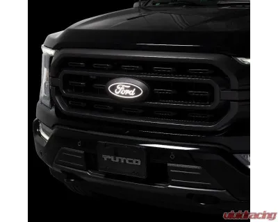 Putco Luminix White Oval LED Grille Emblem w/o Camera & Washer Ford F-150 XL | STX 2024 - 92608