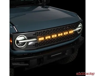 Putco Luminix LED Grill Emblem w/out Front Camera Ford Bronco 2021+ - 92851
