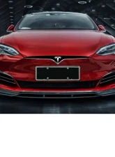Kokoro Front Lip Spoiler Tesla Model S 2012-2023                                     - HUW-FH-CF-MS - Image 2