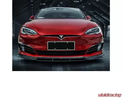 Kokoro Front Lip Spoiler Tesla Model S 2012-2023 - HUW-FH-CF-MS