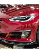 Kokoro Front Lip Spoiler Tesla Model S 2012-2023                                     - HUW-FH-CF-MS - Image 2