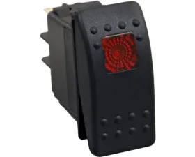Open Trail Red Lighted Rocker Switch