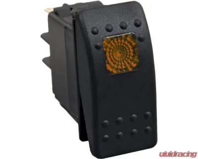 Open Trail Amber Lighted Rocker Switch - SM106-005O