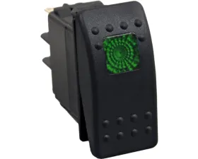 Open Trail Green Lighted Rocker Switch