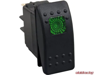 Open Trail Green Lighted Rocker Switch - SM106-005G