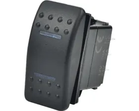 Open Trail Blue Lighted Rocker 3 Position Switch