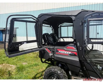 Open Trail UTV Cab Rear Roof | Back Panel with Rear Doors Honda SXS700M Pioneer 2014-2017 - 2465