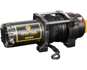 Open Trail 6000Lb Winch Synthetic Rope