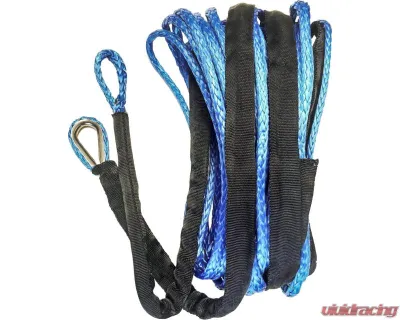 Open Trail 1/4" Diameter x 50 Ft. Blue Synthetic Winch Rope - 700-1150
