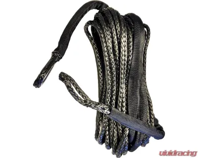 Open Trail 1/4" Diameter x 50 Ft. Black Synthetic Winch Rope - 700-5150