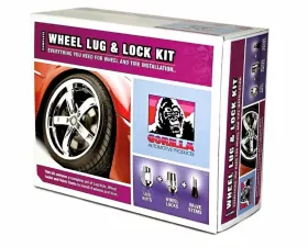 Gorilla Automotive 20 Lug Set 1/2 Duplex Acorn 3/4 Hex Drive Chrome