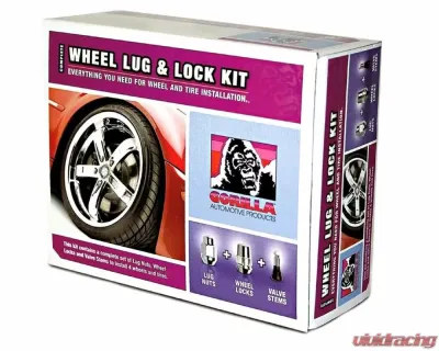 Gorilla Automotive 20 Lug Set 1/2 Duplex Acorn 3/4 Hex Drive Chrome - K5L19-00012GR