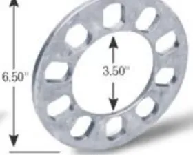 Gorilla Automotive Wheel Spacers Aluminum 5-Hole 5/16-Inch