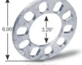 Gorilla Automotive Wheel Spacers Aluminum 5-Hole 5/16-Inch