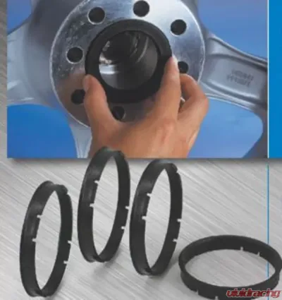 Gorilla Automotive Hub Centric Ring 66.6mm to 57.1mm Set of 4 - 66-5710