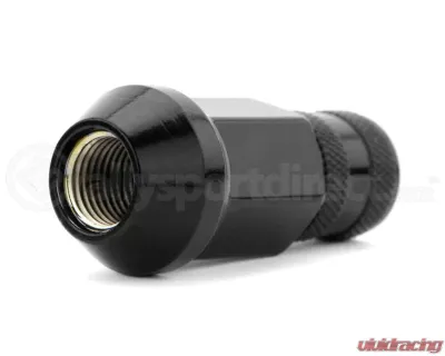 Gorilla Forged Steel Racing Lug Nuts Black Chrome Open Ended 12x1.25 - 45028BC-20