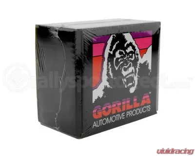 Gorilla Forged Steel Racing Lug Nuts Black Chrome Open Ended 12x1.25 - 45028BC-20