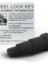 Gorilla Automotive Hex SocketCone Bolt Lock 14-1.50 Chrome Clam                                     - 24641 - Image 3